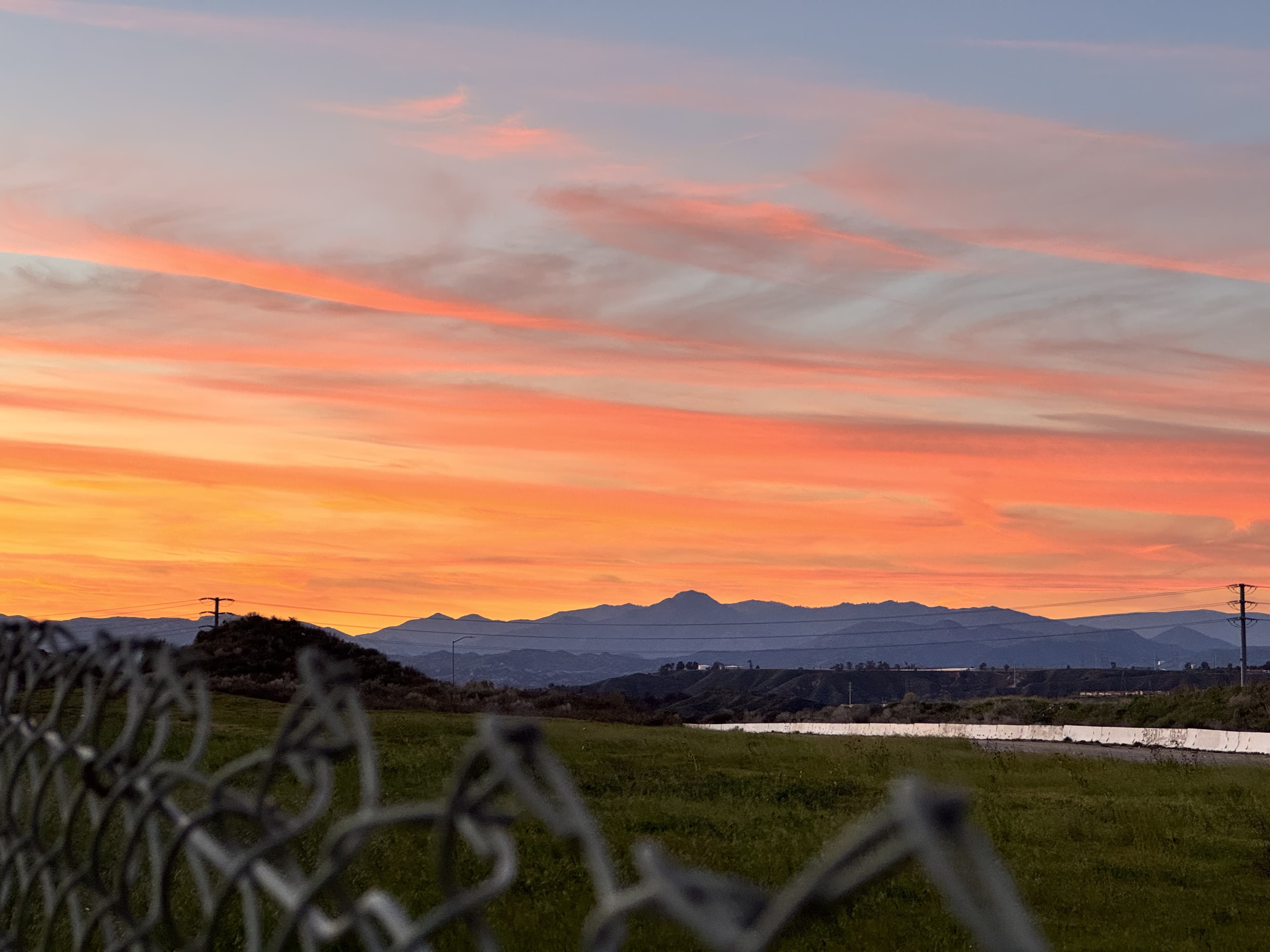 Santa Clarita Freeway Sunset